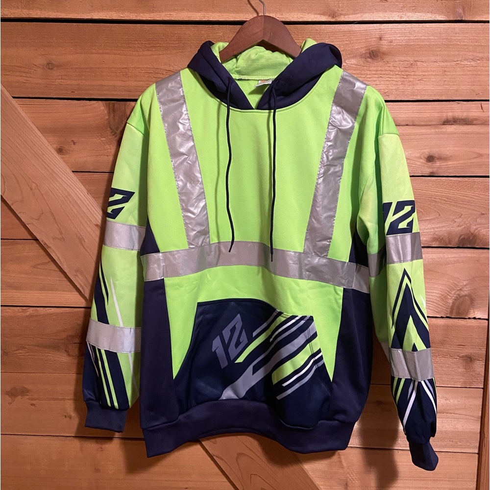 Seattle Seahawks Sweatshirt Featuring Number 12